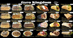 Gyro Kingdom Menu