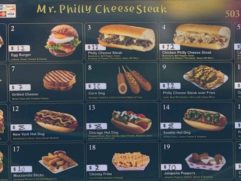 Philly menu