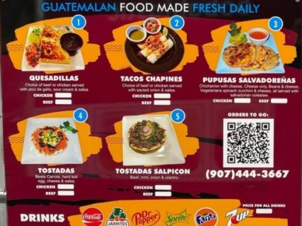 tacos menu